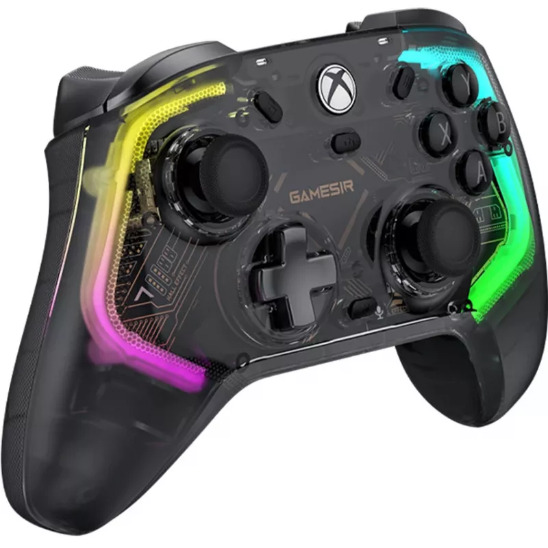 GameSir gamepad Kaleid nero trasparente con filo USB Type-C per Xbox One / Xbox Series X / Series S, cavo 3 m