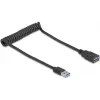 Cavo USB DeLOCK 90367 0,6 m USB A nero