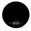Esperanza EKS003K bilancia da cucina nera superficie piatta rotonda bilancia da cucina elettronica