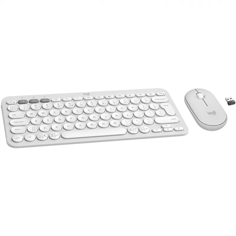 Set tastiera e mouse senza fili Logitech Pebble 2