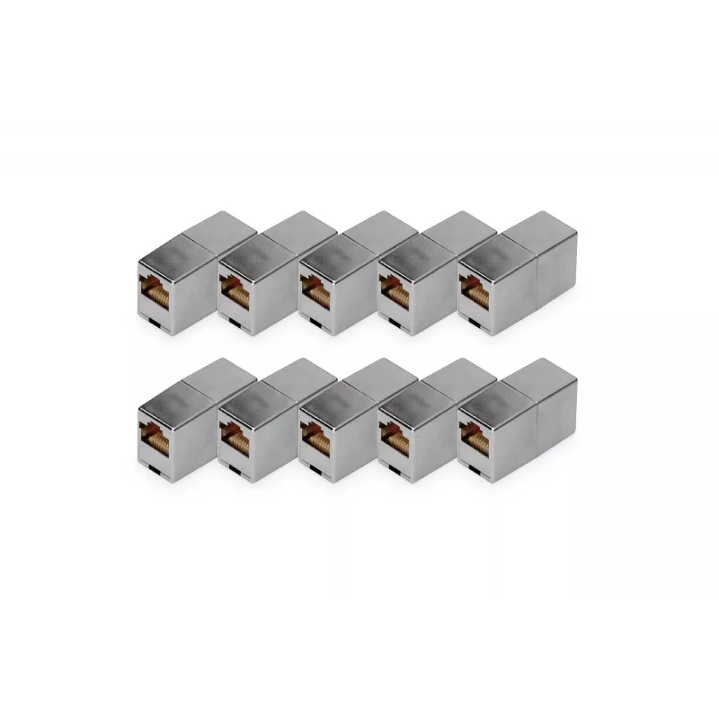 Digitus giunto modulare CAT 5e RJ45 10 pezzi dorato argento