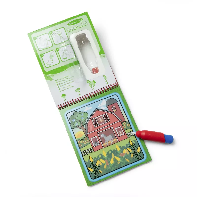 Water Wow Farm GML libro da colorare — spinmaster libro da colorare ad acqua riutilizzabile da viaggio