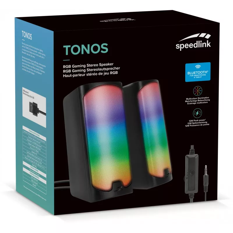 Altoparlante SPEEDLINK TONOS RGB 6 W