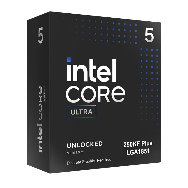 Intel Core Ultra 5 250KF Plus 18 core LGA1851 CPU, Box (BX80768250KF)