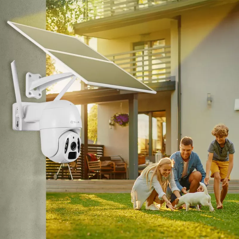 Telecamera di sorveglianza Tellur Smart WiFi Solar Camera P&T 3MP 2K UltraHD