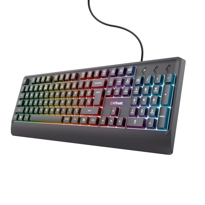 Trust GXT 792 QUADROX tastiera e mouse inclusi gaming USB QWERTY US English nero