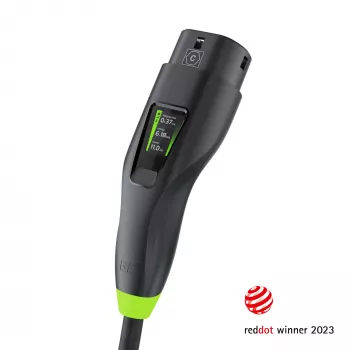Green Cell Habu EVGC01 Caricabatterie mobile EV per veicoli elettrici 11 kW 7 m Type 2 CEE Wallbox nero