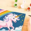 Set pittura con numeri Ravensburger CreArt Rosa Einhorn pittura