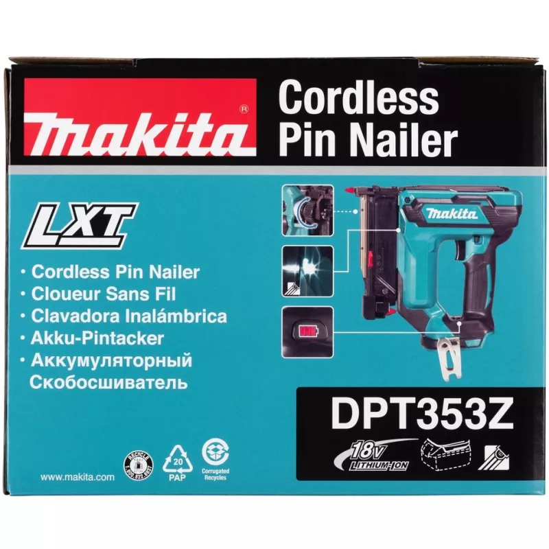 Makita DPT353Z chiodatrice/sparachiodi a batteria