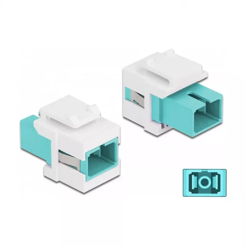 Modulo keystone connettore femmina SC simplex a connettore femmina SC simplex DeLOCK