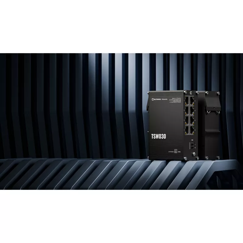 Teltonika TSW, Switch Ethernet industriale 8 porte unmanaged