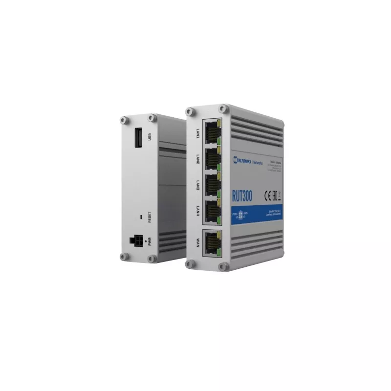TELTONIKA RUT300 router industriale cablato 5X RJ45 100 MB/s
