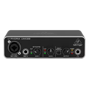 Behringer UMC22 attrezzatura musicale complementare preamplificatore Concert/Studio