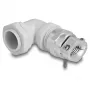 Pressacavo DeLOCK 90° angolare PG16 grigio con scarico di trazione