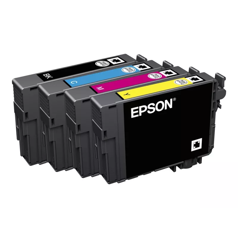 Epson 502XL multipack inchiostro originale, nero/ciano/magenta/giallo, 4x (C13T02W94020)