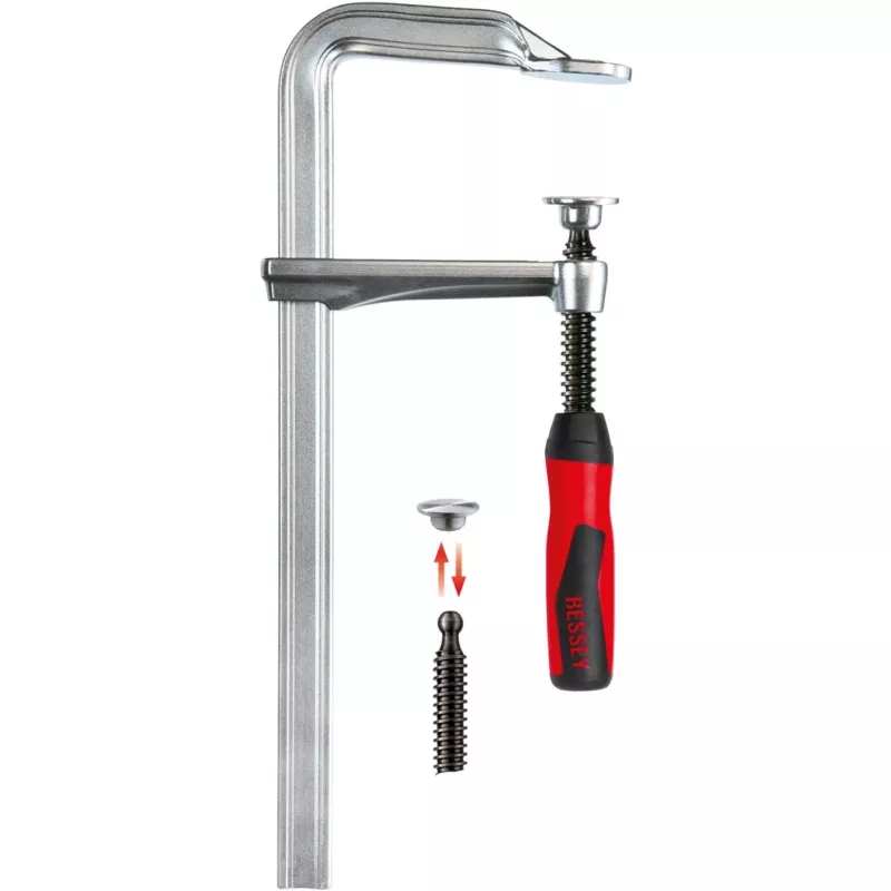 Bessey GZ16-2K - morsetto a vite - plastica - acciaio - 16 cm