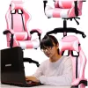 Extralink Gaming | Sedia gaming | Ufficio, girevole, sedile a guscio, rosa-bianco, G-525