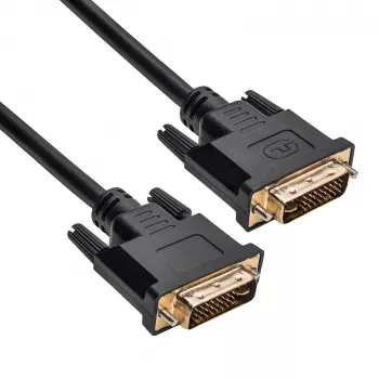 Cavo DVI-I Dual-Link Akyga AK-AV-02, 24+5 poli, 1,8 m, nero