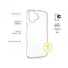 FIXED Story AntiUV protezione posteriore | Apple | iPhone 16 Plus | TPU | trasparente