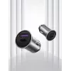 Vention due porte USB A+A (30+30) caricabatterie da auto grigio mini style in lega di alluminio Type