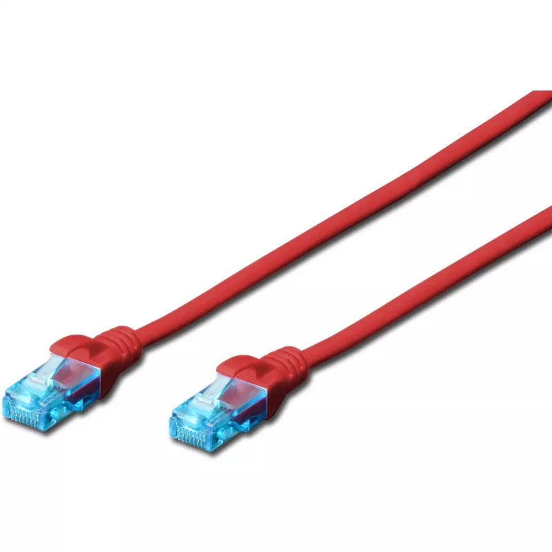 Cavo patch Digitus CAT 5e DK-1512-005/R 0,5 m rosso