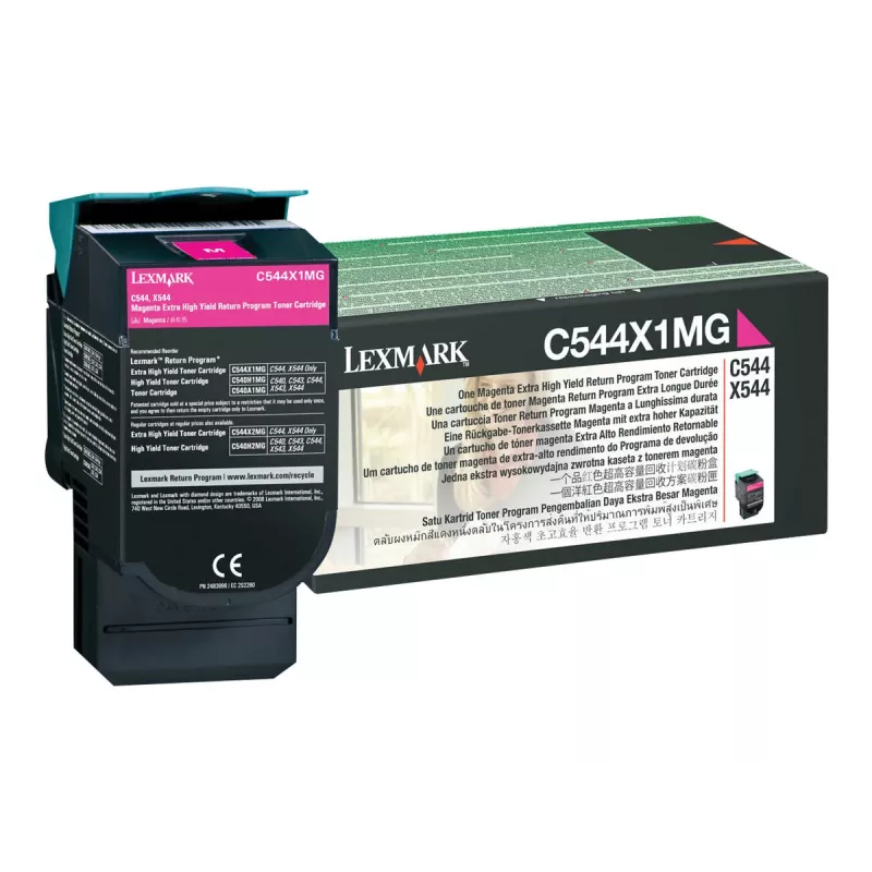 Lexmark C544X1MG cartuccia toner per C544/C546/X544/X546/X548, magenta, 4000 pagine
