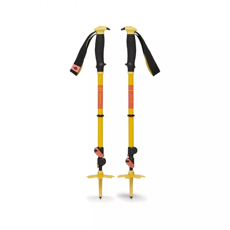 Bastoncini da sci Diamond Traverse 3 140 cm nero