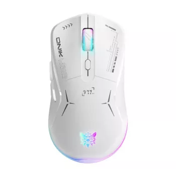 Mouse da gaming Onikuma CW917 2.4G cavo bianco