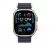 Cinturino Apple 49mm Navy Ocean Band prolunga finitura titanio naturale