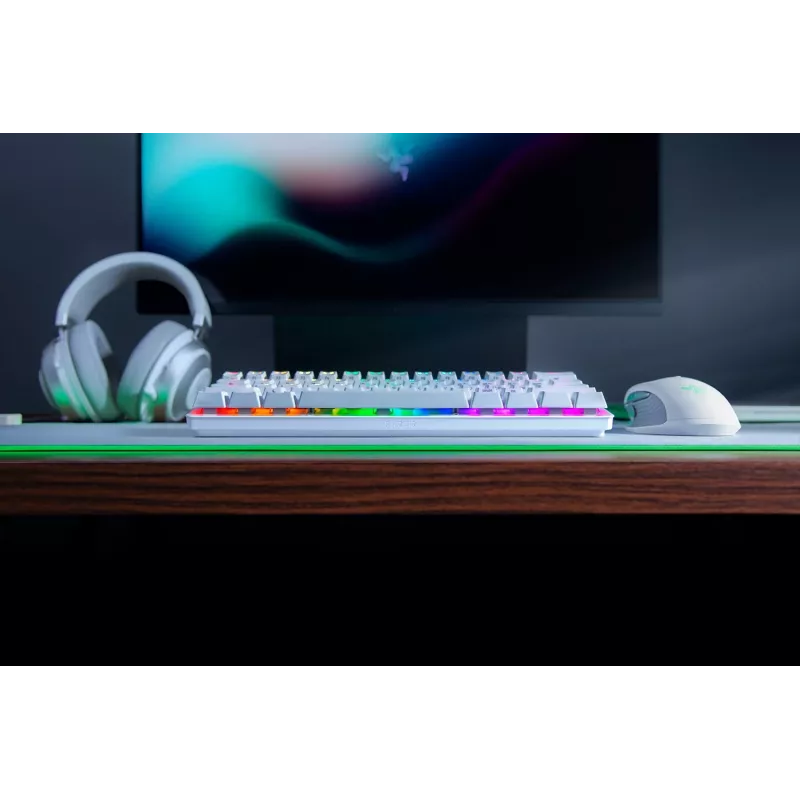 RAZER Huntsman Mini - Mercury Edition - Purple Switch - Layout US tastiera