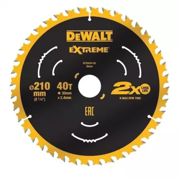 Lama per sega circolare DeWALT DT20433-QZ 1 pezzo