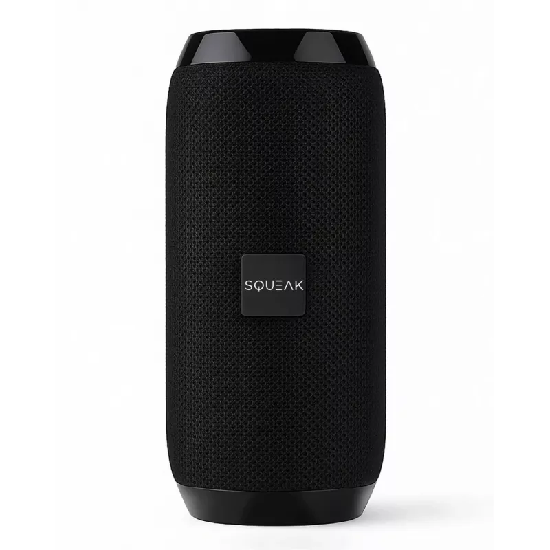 Diffusore stereo Bluetooth portatile SQUEAK SQ1008 — 14W RMS, Bluetooth 5.3, 1200 mAh, IPX4, FM, LED, AUX, USB