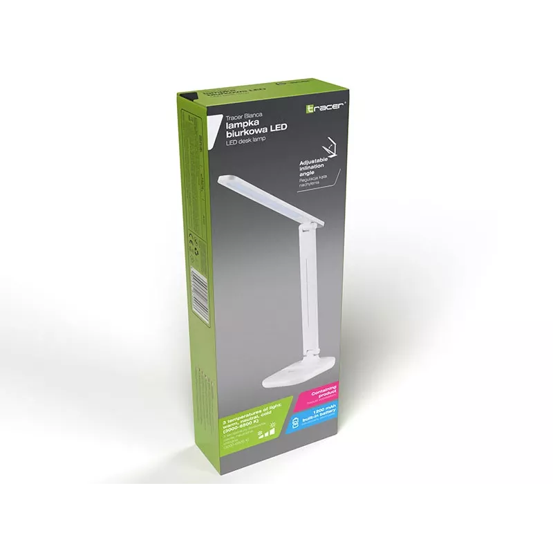 Lampada da scrivania LED Tracer Blanca
