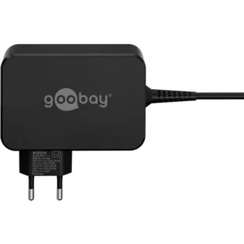 Goobay 65420 caricabatterie per laptop nero AC ricarica rapida indoor (65419)
