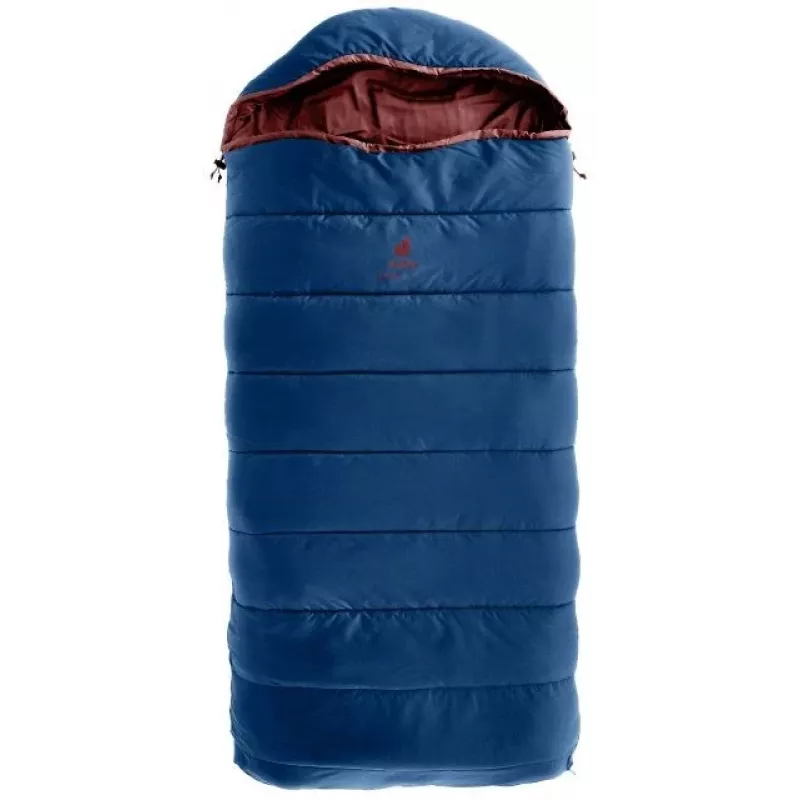 Sacco a pelo per bambino Deuter Starlight SQ (130-170 cm) - nightblue/redwood