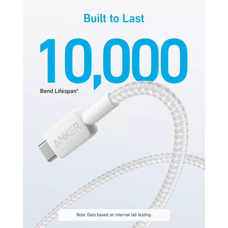 Cavo USB-A a USB-C Anker A81H5G21 — 0,9 m, bianco