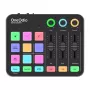 Mixer audio e scheda audio USB OneOdio Solocaster – interfaccia desktop compatta per streaming e registrazione