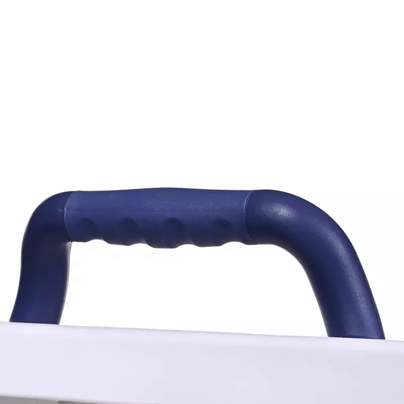 Sedile da vasca ActionMed LW300AM con maniglia – ausilio bianco per la vasca, resistente all'umidità, occhiello per appendere