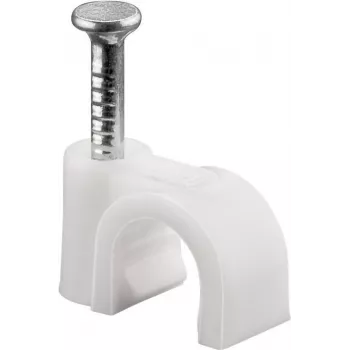 Fascetta fermacavo, bianco - diametro massimo cavo 6,0 mm