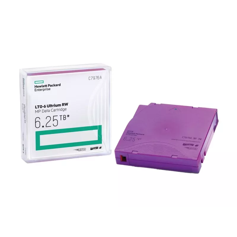 HPE LTO Ultrium 6 RW cartuccia dati C7976AN — 6,25 TB, viola, confezione da 20