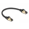 Cavo di rete DeLOCK RJ45 Cat.6A connettore a connettore S/FTP 0,3 m nero