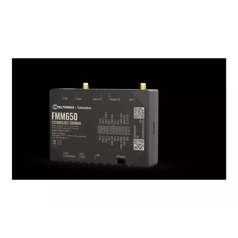 GPS-Tracker TELTONIKA TELEMATICS FMM650 — connettività 4G, design compatto