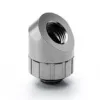 BitsPower Artemis – raccordo rotante a 45°, angolare – grigio platino