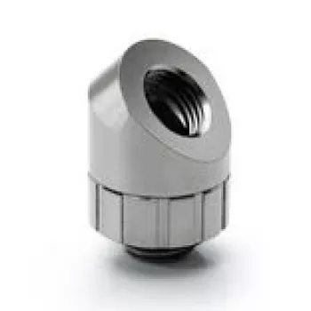 BitsPower Artemis – raccordo rotante a 45°, angolare – platin grau