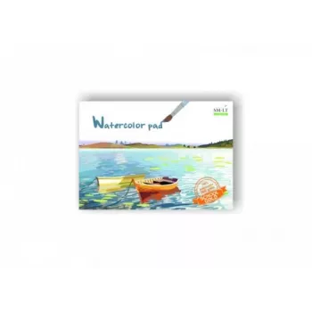 Blocco acquerello SMLT A4 200 g/m² incollato, formato A4, carta acquerello 200 g/m²