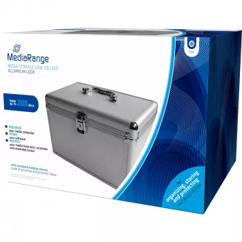 Custodia box MediaRange BOX75 per 200 dischi argento