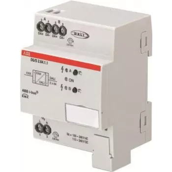 DALI-Gateway Basic ABB DG/S2.64.1.1, interfaccia a 2 canali per controllo DALI