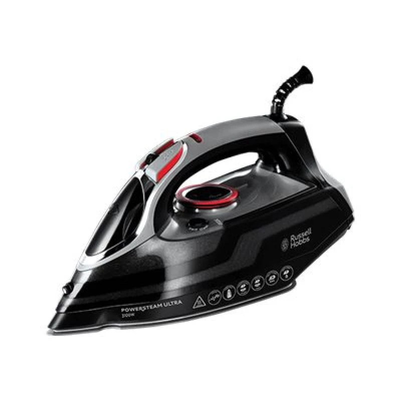 Russell Hobbs 20630-56 ferro da stiro a secco e a vapore piastra in ceramica 3100 W nero, grigio