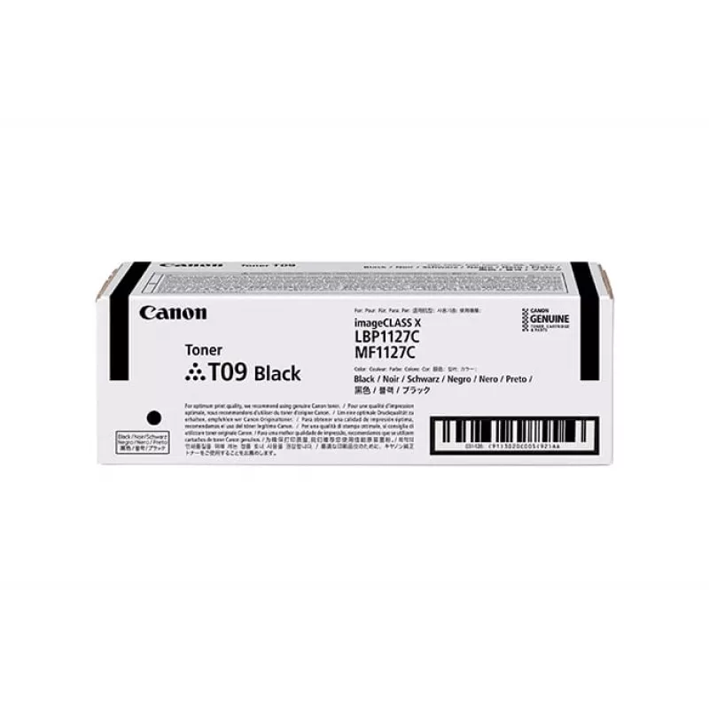 Canon TONER T09 BK cartuccia toner 1 pz. originale nero