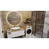 Top e Shop POLA armadio per lavanderia per lavatrice – rovere artisan